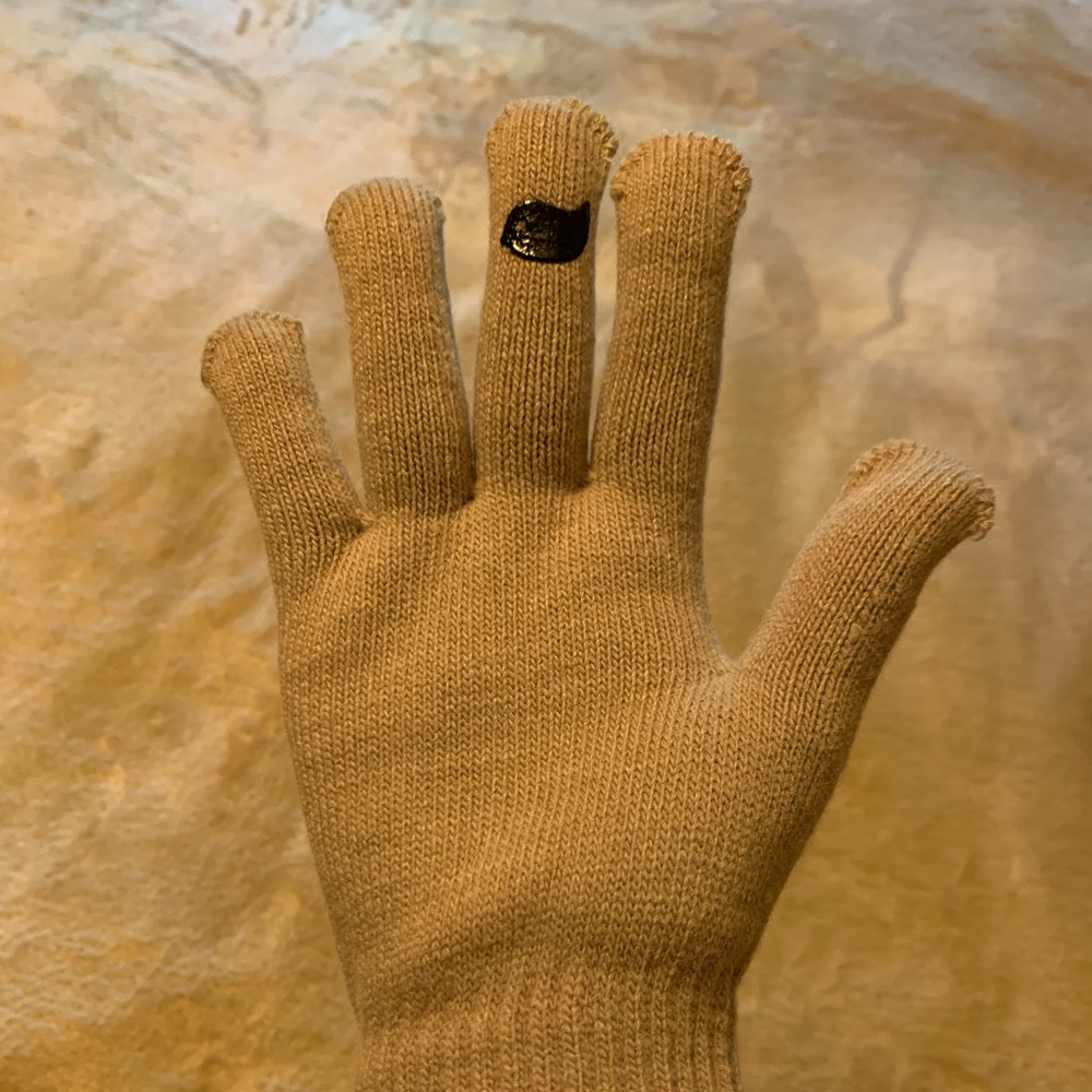 Cute pair of knit gloves cat/bird design - Picture 5 of 8